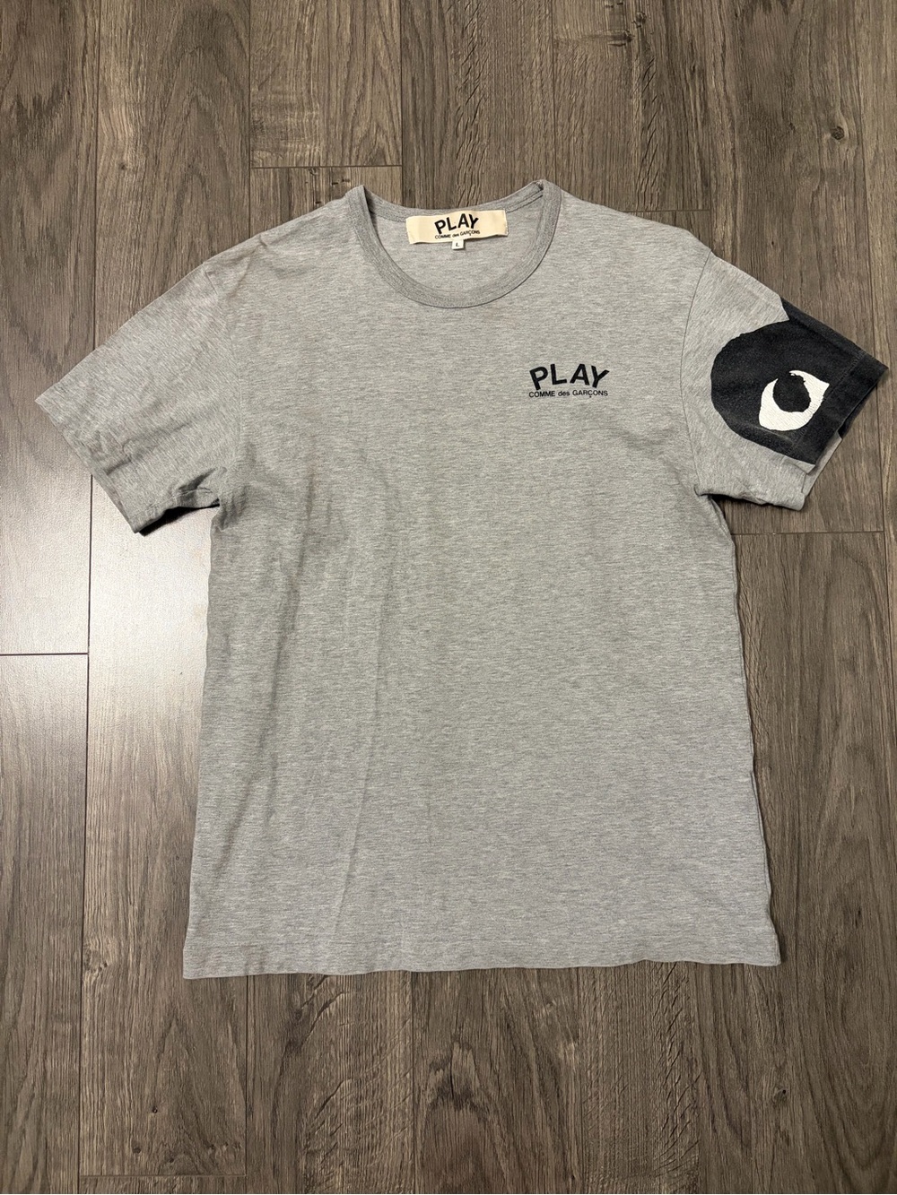 Comme des garçons Grey Logo T-Shirt